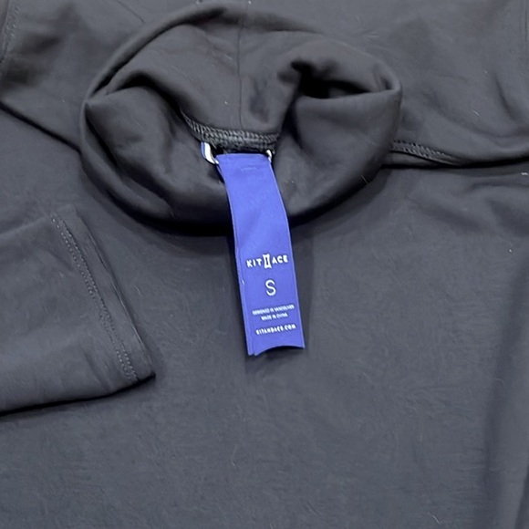 Kit + Ace UPGRADE BRUSHED DRESS A-Line French Terry Turtleneck Relaxed Fit - Sm - Picture 12 of 13